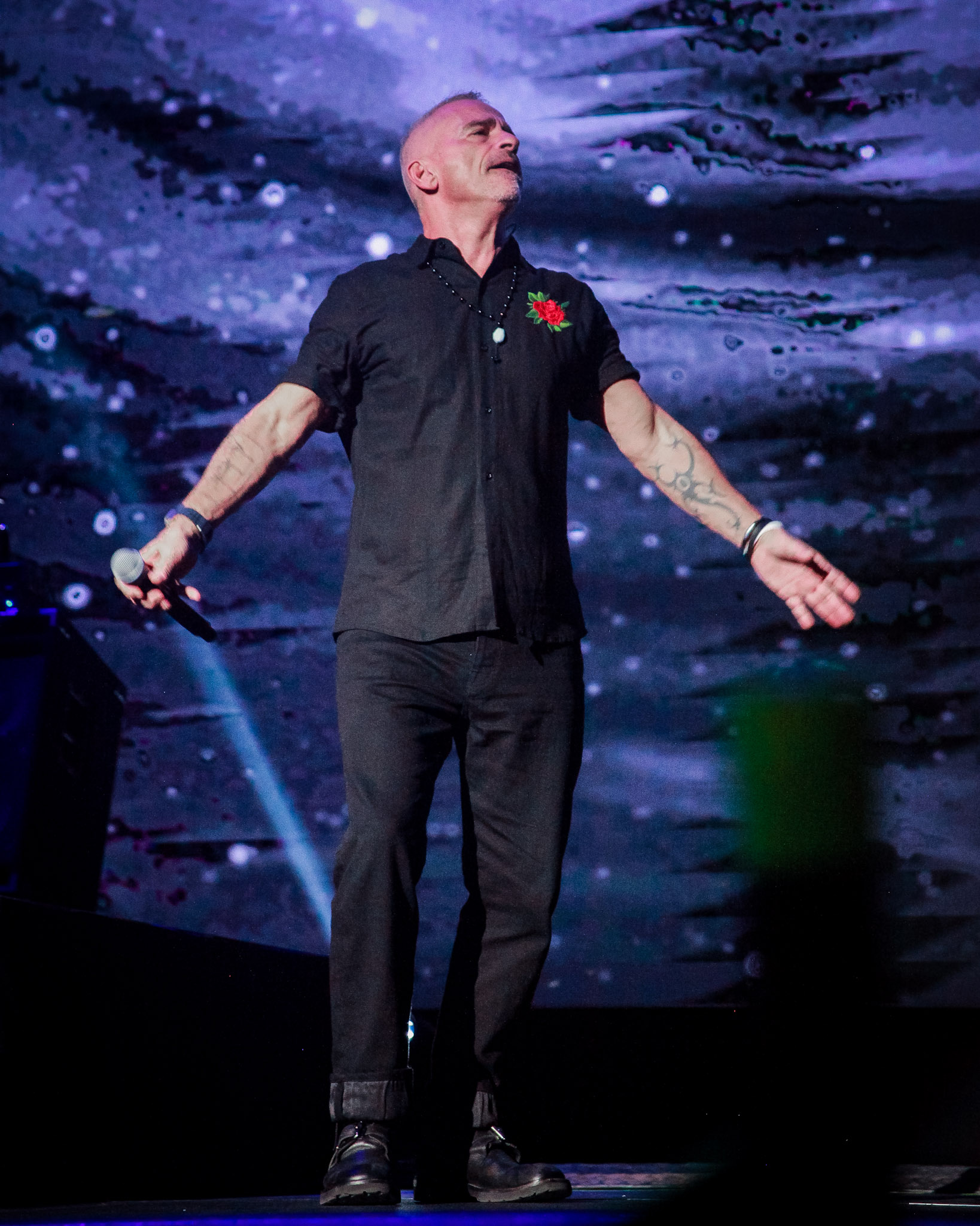 Review fotográfico de Eros Ramazzotti en Chile Música y Espectáculo