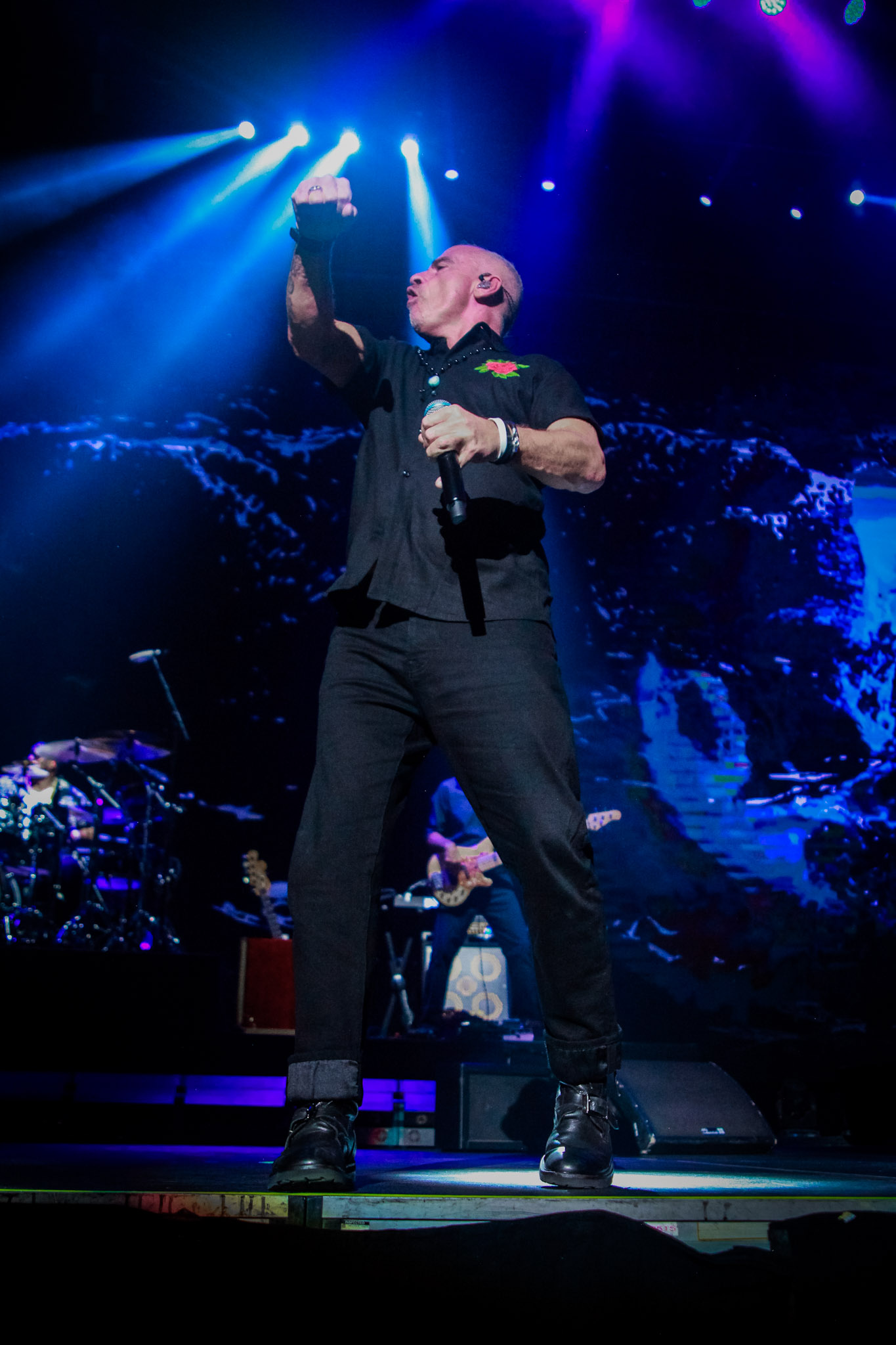 Review fotográfico de Eros Ramazzotti en Chile Música y Espectáculo