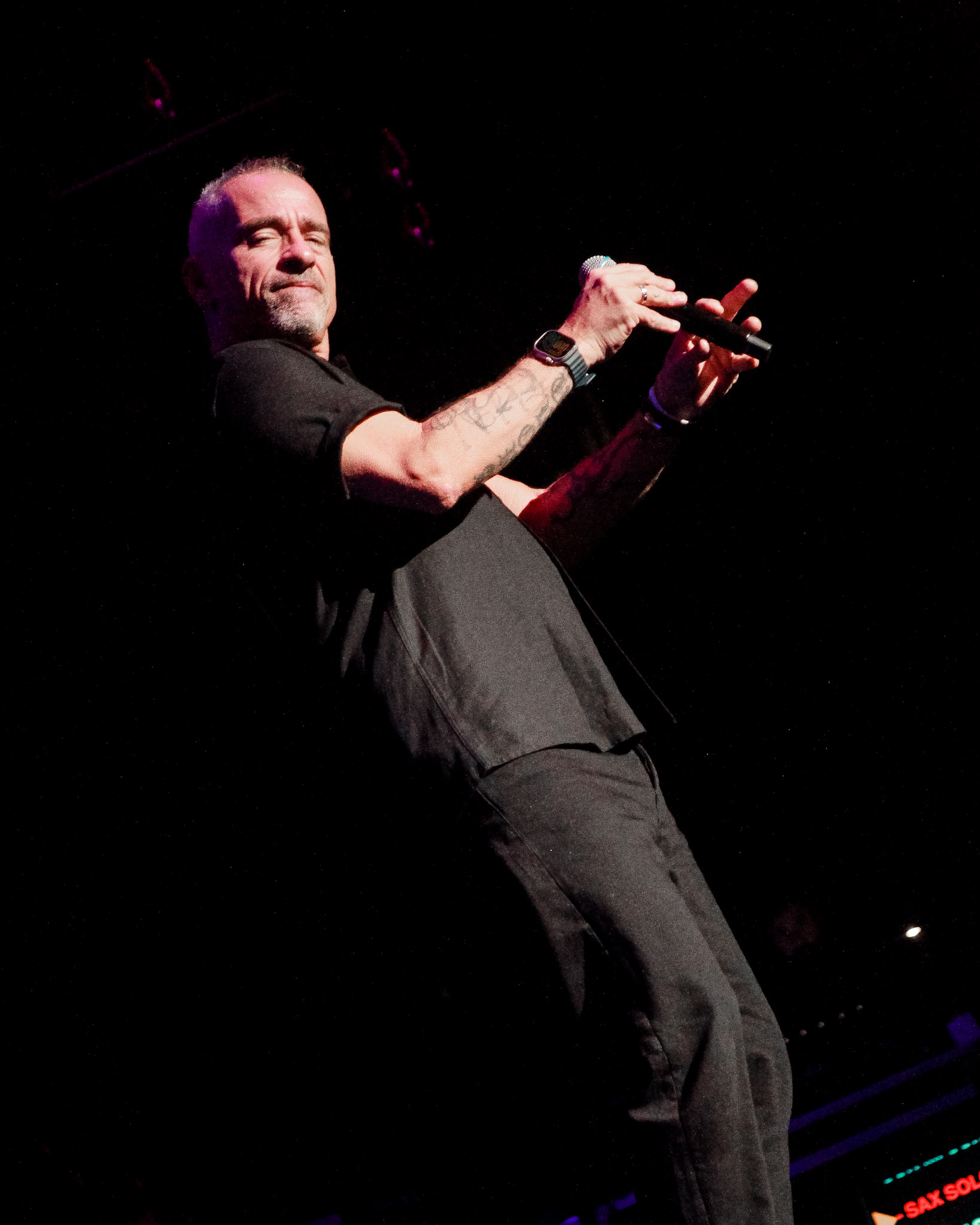 Review fotográfico de Eros Ramazzotti en Chile Música y Espectáculo