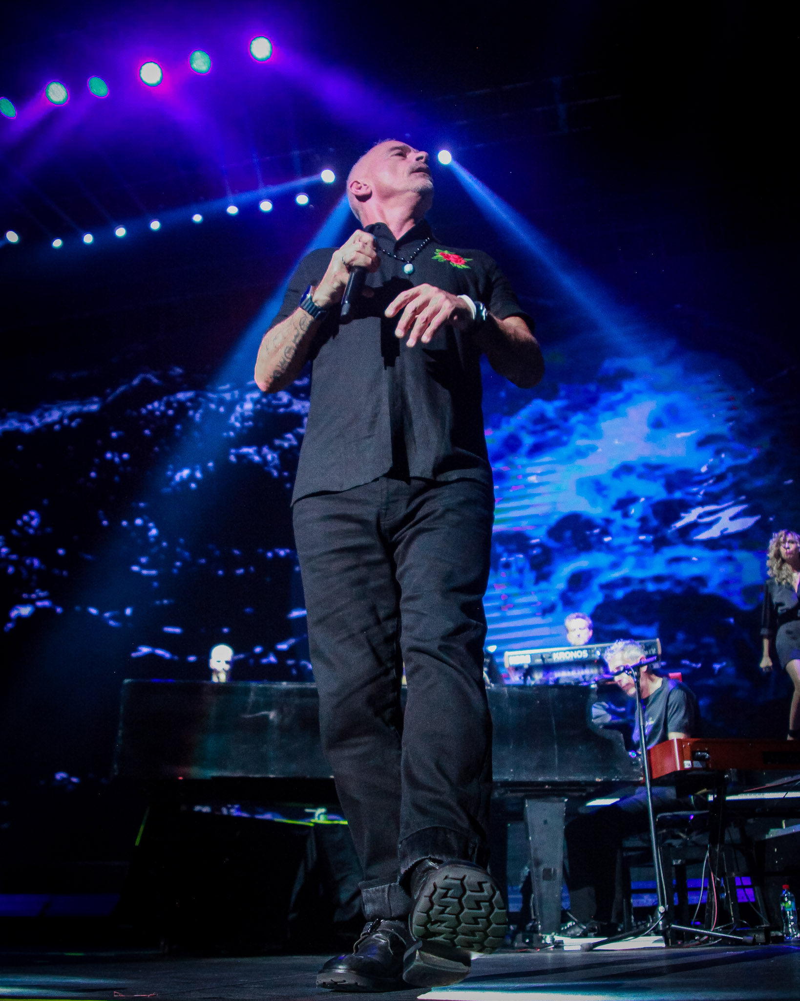 Review fotográfico de Eros Ramazzotti en Chile Música y Espectáculo